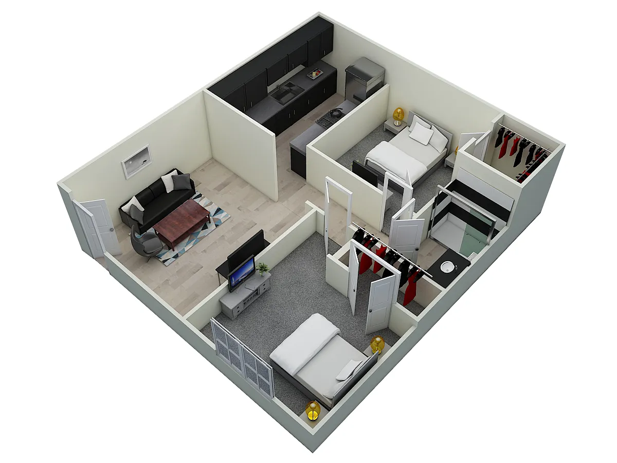 Floor plan Van Gogh