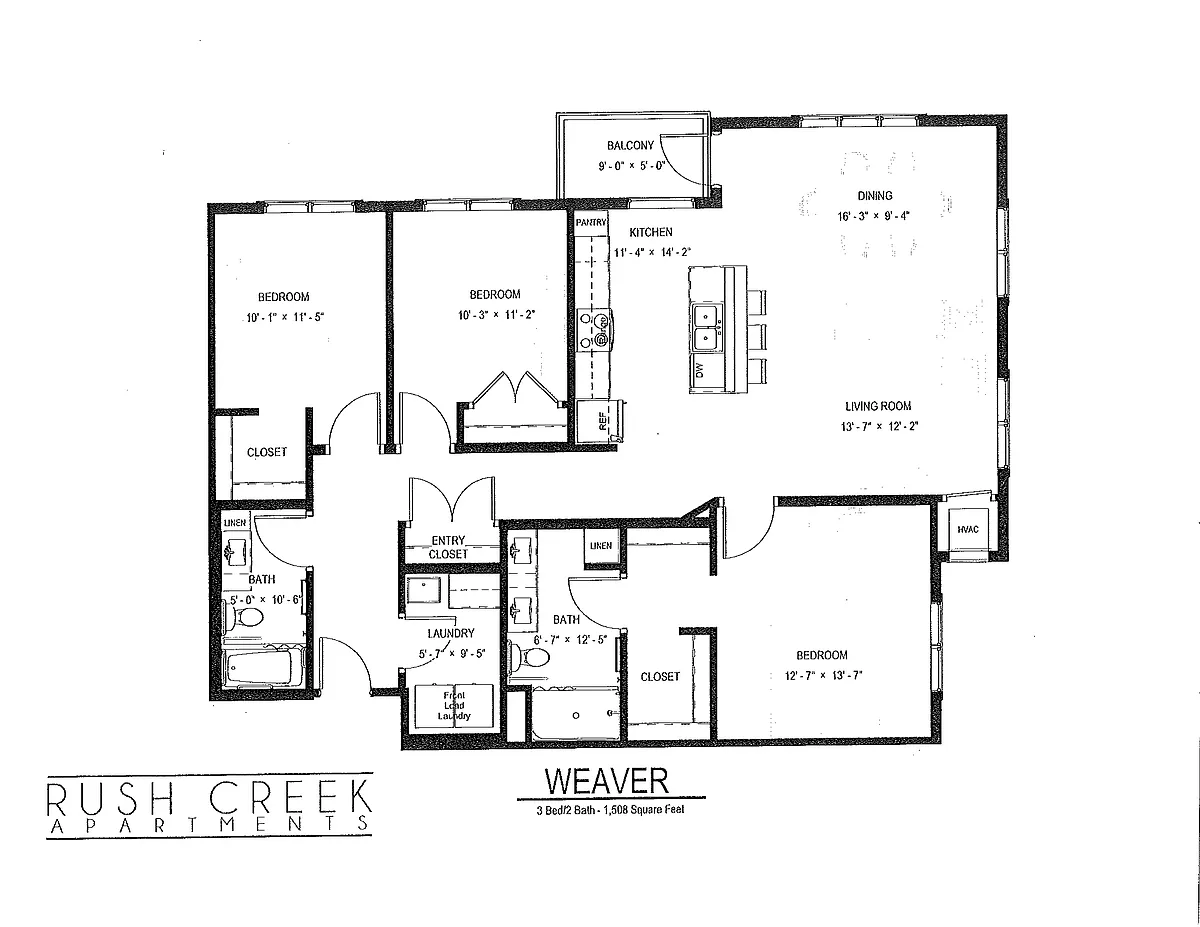 Floor plan WEAVER