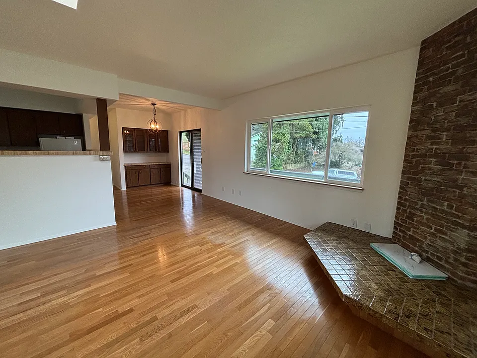 Dining Room Space with built-in cabinets