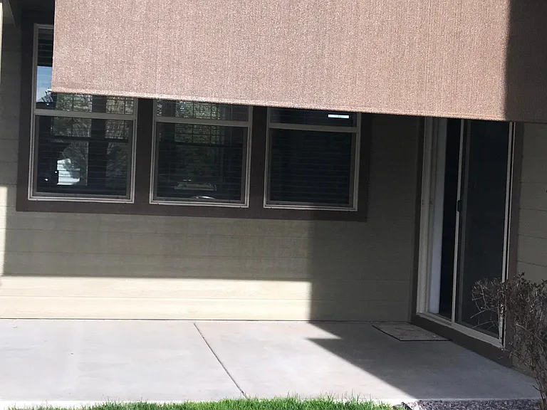 Covered Porch in Back Yard
