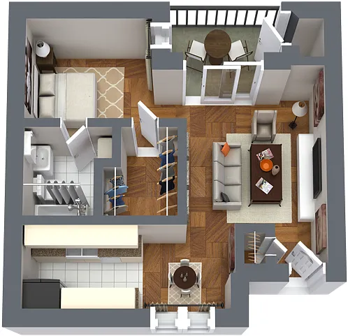 Floor plan A1 Quartz