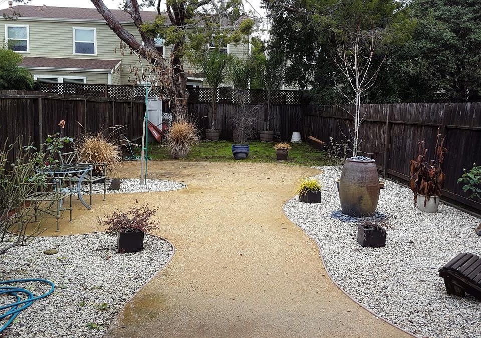Unit B yard