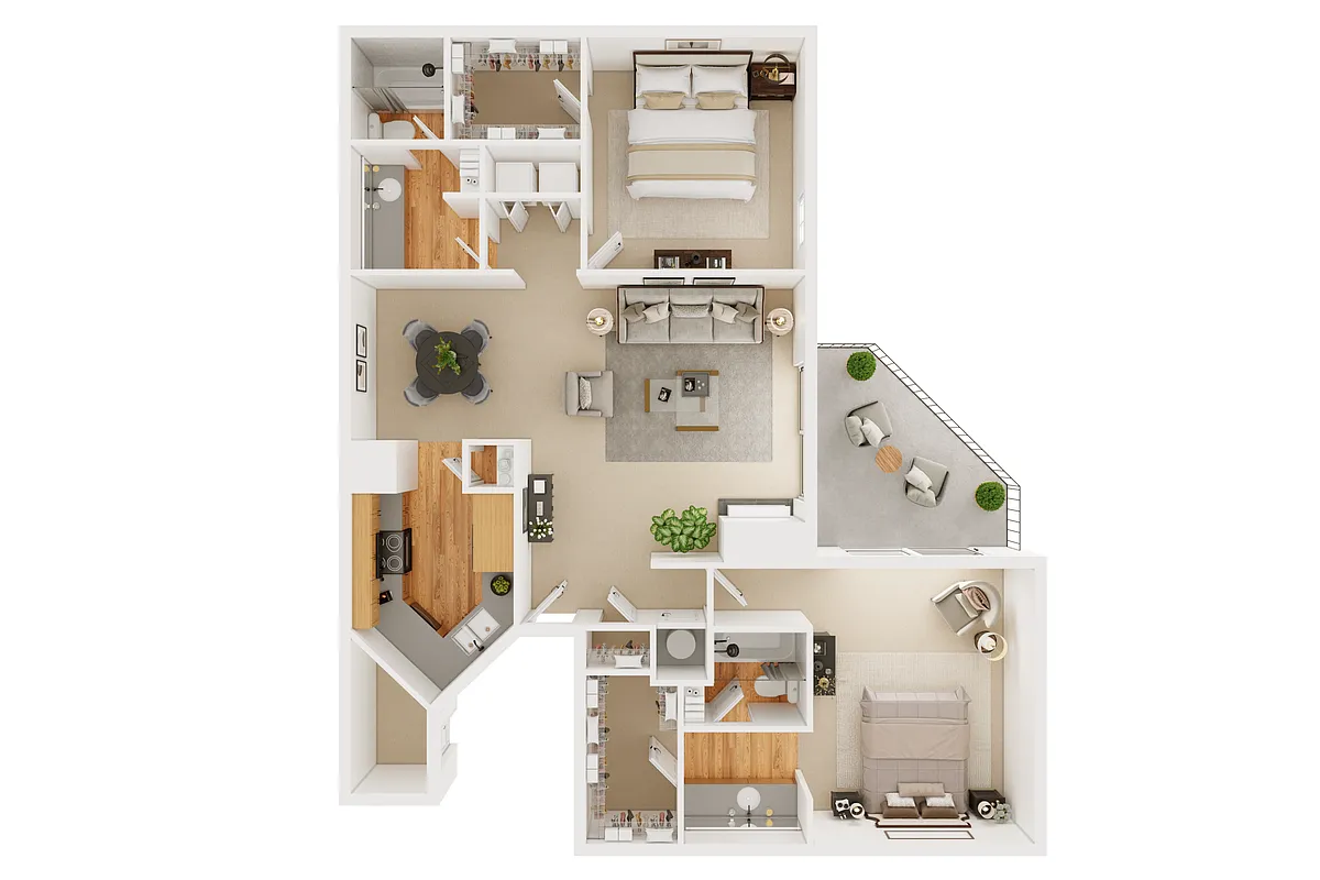 Floor plan Deluxe