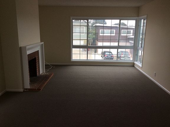 Living room with natural light from window