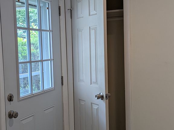 living room coat closet