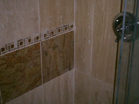 shower in the basement