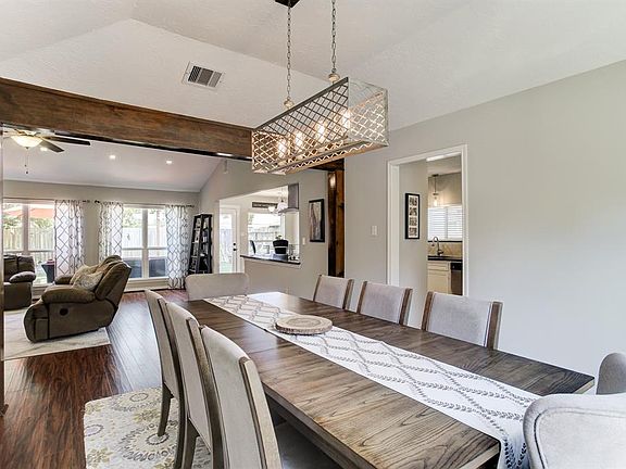 12x11 Dining Room - Vaulted ceiling and pendant lighting will accent your dining experience.
