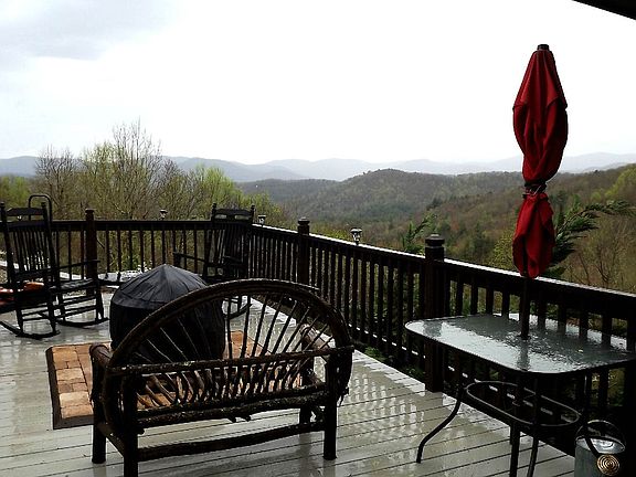 Uncovered Deck with Fire Pit