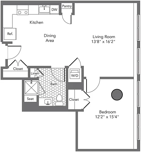 Floor plan 1M
