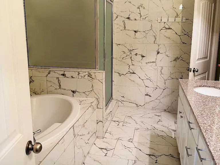 Newly renovated Master Bath