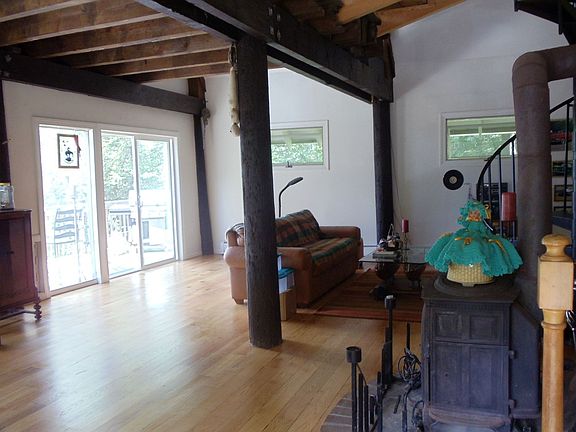 Living Room with Newly Refinished HDWD Floors and Gorgeous Views!