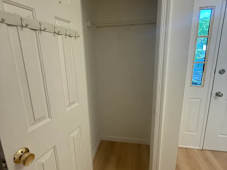 Foyer coat closet
