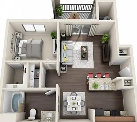 A1-R floorplan A1-R floorplan