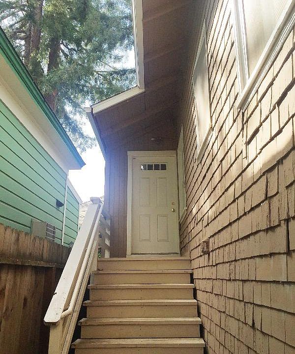 Private and secluded entrance offers security and privacy