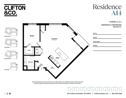 Floor plan A14
