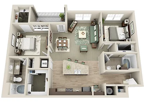 Floor plan B3 - Host
