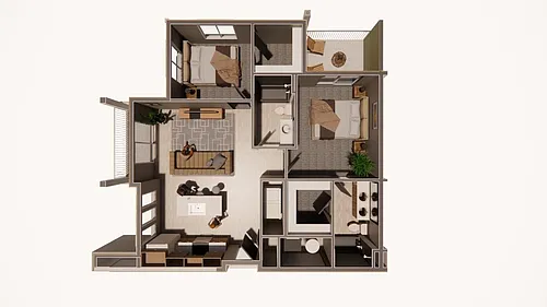 Floor plan B1