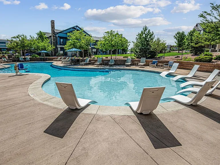 Swimming pool and sun deck
