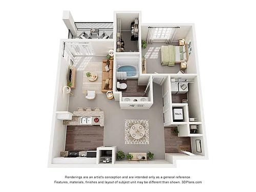 Floor plan Comal