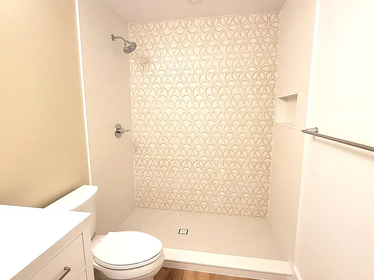Second Bathroom, Over-sized Shower