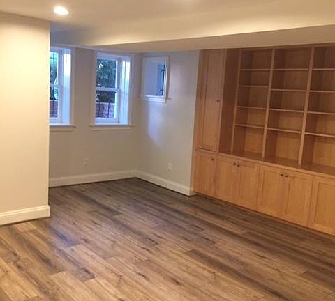 Partial, living area and built-in wall unit