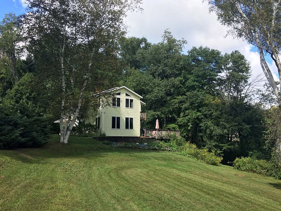 East facing showing deck