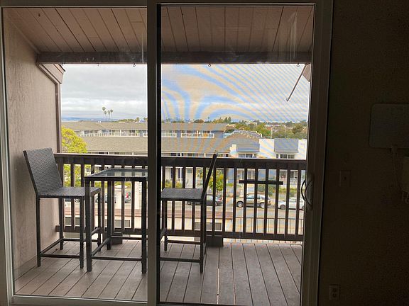 Balcony off living room