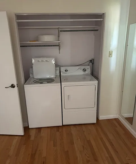 washer and dryer downstairs
