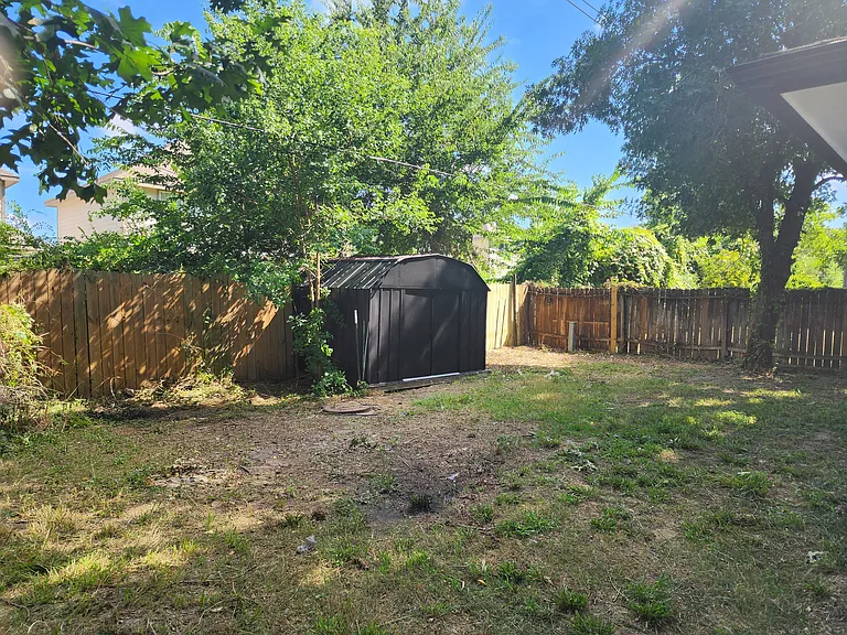 Backyard and Shed