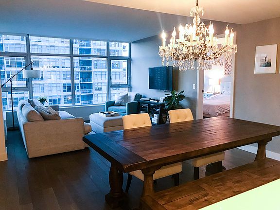 dining and living room (as viewed from the kitchen)