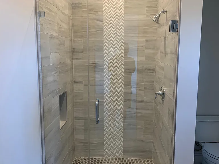 Supplemental bedroom shower
