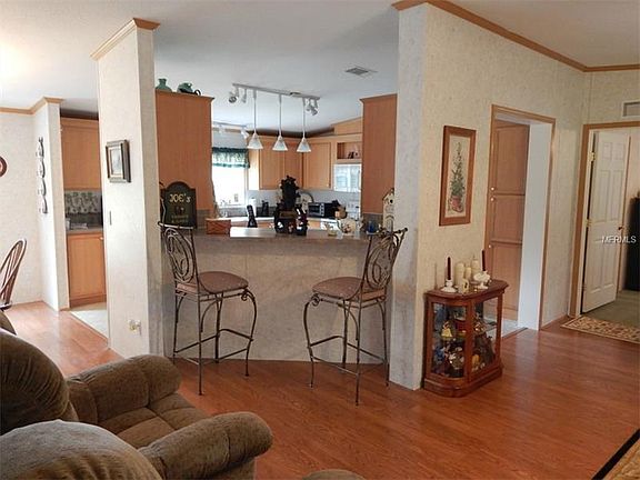 View Family Room to Kitchen