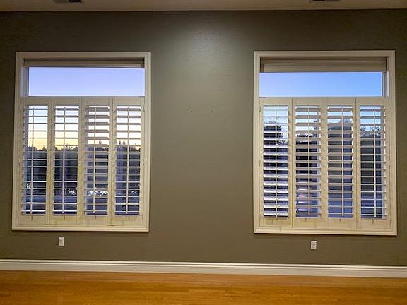 View of the pond from living room