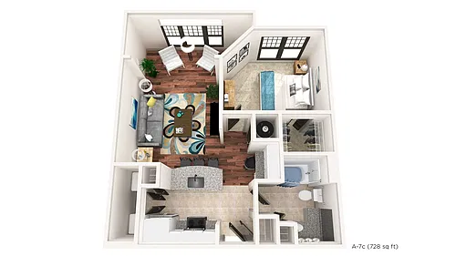 Floor plan A7C