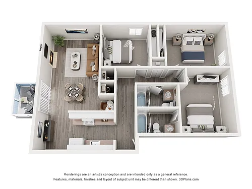 Floor plan 3 Bedroom