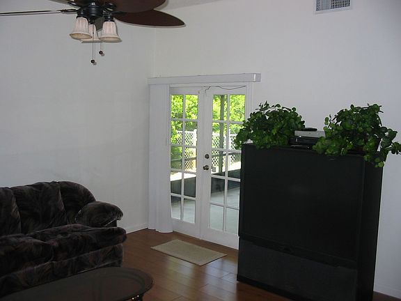 French Doors Leading To Screened Patio