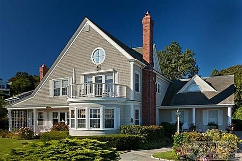 Contemporary Cape with views of Cape Cod Bay.