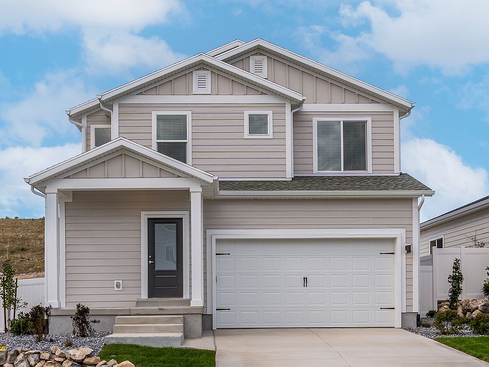 The Lewis is a beautiful two-story, siding home.