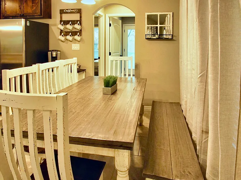 Dining area opens seamlessly off the kitchen _ perfect for entertaining.