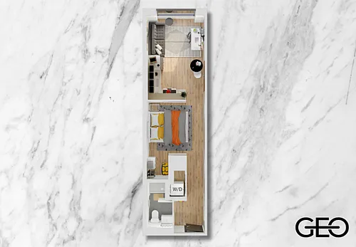Floor plan Marble Studio
