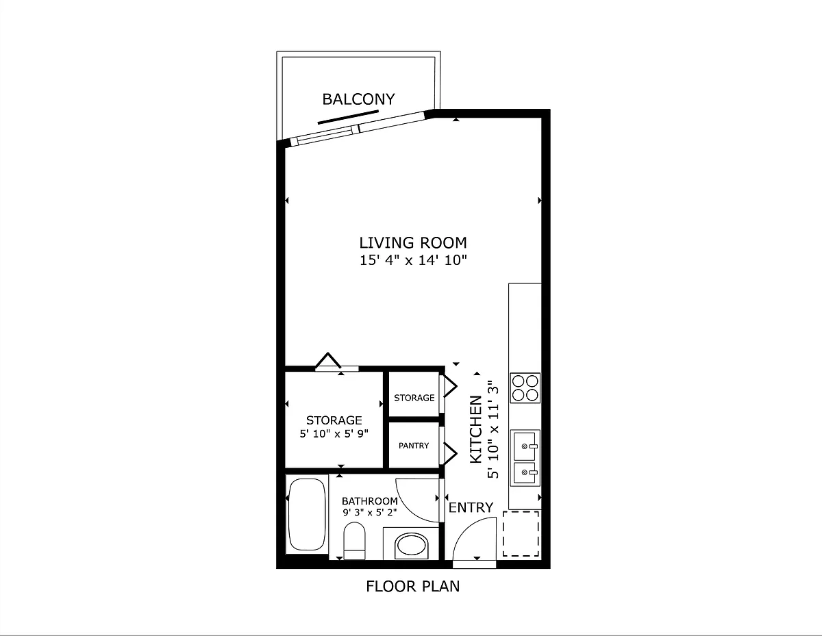 Floor plan Studio