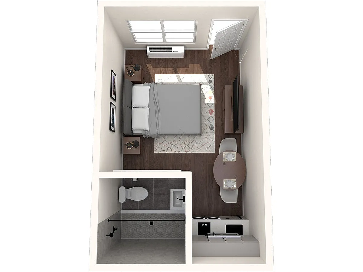 Floor plan Studio A 1st Floor