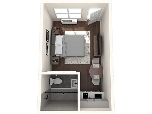 Floor plan Studio A 1st Floor