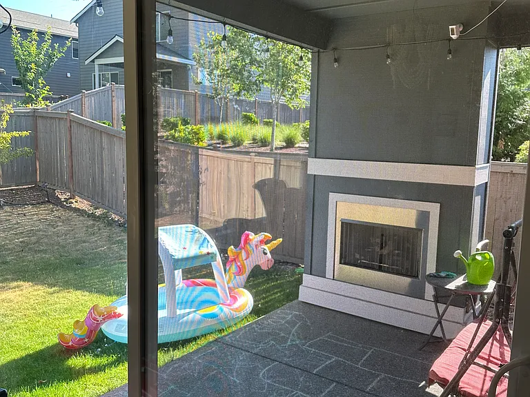 Covered patio