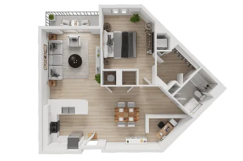 Floor plan A1NB
