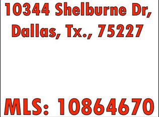 10344 Shelburne Dr, Dallas, TX 75227