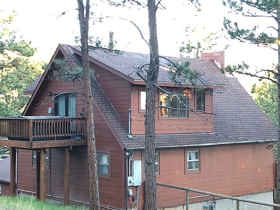 Back of house, hot tub deck