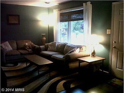 Bamboo floors, bay window provides great light