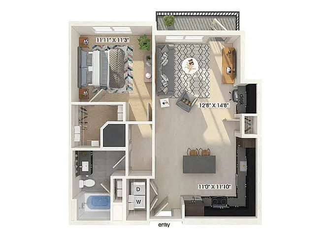 Floor plan A07