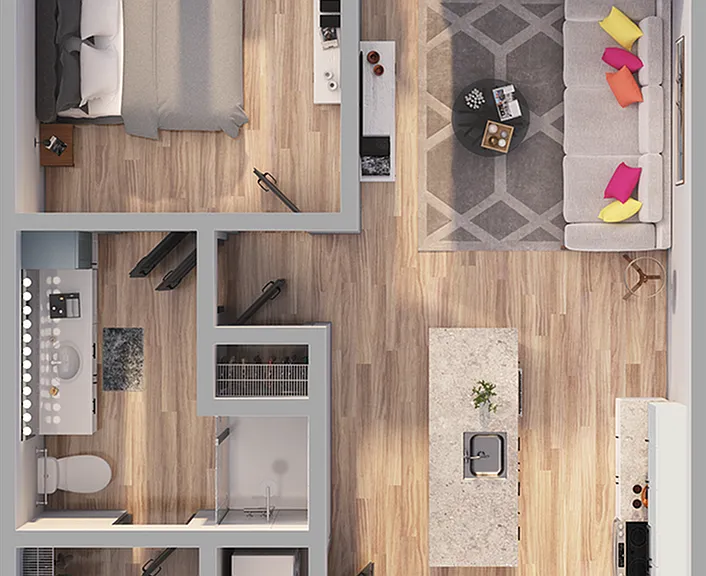 Emerson at Montford Park - A8 Floor Plan Emerson at Montford Park - A8 Floor Plan